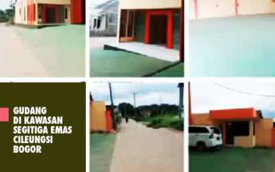 Gudang, cileungsi bogor, segitiga emas, harga Rp9 Miliar